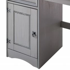 Maison Belfort Schreibtisch Finca Rustica I - Kiefer massiv - Kiefer Grau -BÜROMÖBEL Verkaufsgeschäft 1000178057 200422 06412200043 DETAILS P000000001000178057