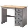 Maison Belfort Schreibtisch Finca Rustica II - Kiefer massiv - Kiefer Grau -BÜROMÖBEL Verkaufsgeschäft 1000178064 200422 06412400046 IMAGE P000000001000178064