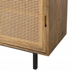 Ars manufacti Kommode Vina II - Mango massiv / Wiener Geflecht - Mango / Schwarz -BÜROMÖBEL Verkaufsgeschäft 1000178080 200323 13584600026 DETAILS P000000001000178080