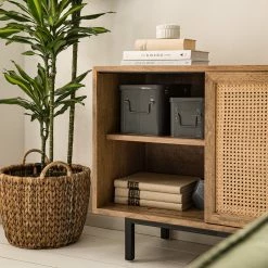 Ars manufacti Kommode Vina II - Mango massiv / Wiener Geflecht - Mango / Schwarz -BÜROMÖBEL Verkaufsgeschäft 1000178080 200324 13595700011 MOOD DETAILS P000000001000178080 mood