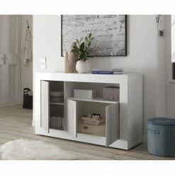 LC Spa Sideboard Urbino II - Hellgrau / Weiß -BÜROMÖBEL Verkaufsgeschäft 1000178455 201029 09054400756 MOOD DETAILS P000000001000178455 mood