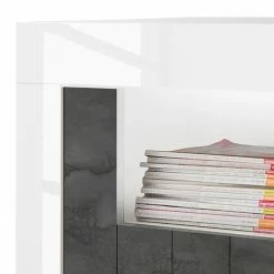 LC Spa Kommode Urbino - Dunkelgrau / Weiß -BÜROMÖBEL Verkaufsgeschäft 1000178466 201029 09110600844 DETAILS P000000001000178466