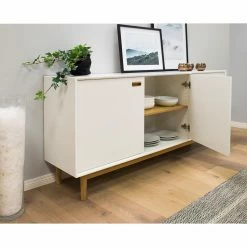 Tenzo Sideboard Svea II - Weiß / Eiche Dekor -BÜROMÖBEL Verkaufsgeschäft 1000179426 190724 06293200200 MOOD DETAILS P000000001000179426 mood