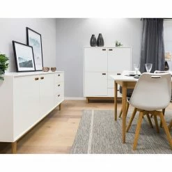 Tenzo Sideboard Svea II - Weiß / Eiche Dekor -BÜROMÖBEL Verkaufsgeschäft 1000179426 190724 06293200201 MOOD DETAILS P000000001000179426 mood