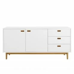 Tenzo Sideboard Svea II - Weiß / Eiche Dekor -BÜROMÖBEL Verkaufsgeschäft 1000179426 210728 10150400045 DETAILS P000000001000179426