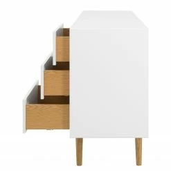 Tenzo Sideboard Svea II - Weiß / Eiche Dekor -BÜROMÖBEL Verkaufsgeschäft 1000179426 210728 10150400050 DETAILS P000000001000179426