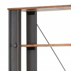 Red Living Regal Linx - Mango massiv - Mango / Stahl Dekor - Breite: 150 cm -BÜROMÖBEL Verkaufsgeschäft 1000180835 190705 10234000018 DETAILS P000000001000180835