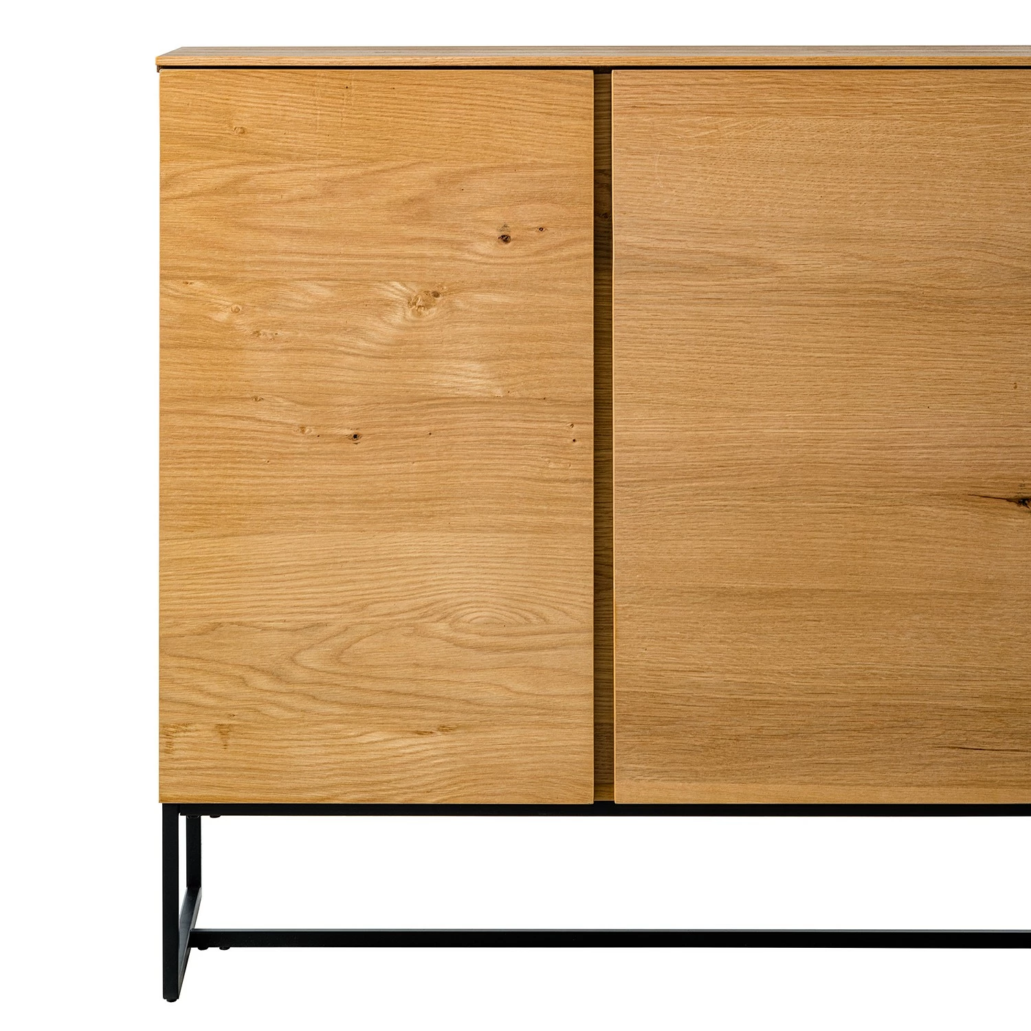 Ars Natura Sideboard Nozza I - Echtholzfurnier - Eiche / Schwarz 8 Ars Natura Sideboard Nozza I - Echtholzfurnier - Eiche / Schwarz – Bild 6