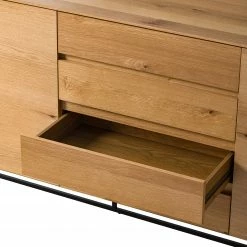Ars Natura Sideboard Nozza I - Echtholzfurnier - Eiche / Schwarz 25 Ars Natura Sideboard Nozza I - Echtholzfurnier - Eiche / Schwarz -BÜROMÖBEL Verkaufsgeschäft 1000182824 200214 14501900041 DETAILS P000000001000182824