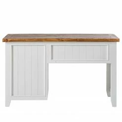 Maison Belfort Schreibtisch Balignton - Kiefer massiv - Weiß -BÜROMÖBEL Verkaufsgeschäft 1000183856 211116 12533200234 DETAILS P000000001000183856