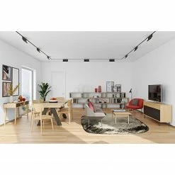 Temahome Regal One II - Eiche / Schwarz -BÜROMÖBEL Verkaufsgeschäft 1000183984 190806 13222900004 MOOD DETAILS P000000001000183984 mood