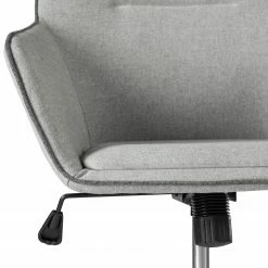 Fredriks Bürodrehstuhl Skabu - Webstoff / Metall - Chrom - Grau -BÜROMÖBEL Verkaufsgeschäft 1000184188 200207 09400300008 DETAILS P000000001000184188