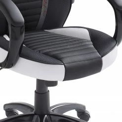 Home24office Gaming Chair Emra - Kunstleder / Nylon - Weiß / Schwarz 13 Home24office Gaming Chair Emra - Kunstleder / Nylon - Weiß / Schwarz -BÜROMÖBEL Verkaufsgeschäft 1000185251 191105 08404900009 DETAILS P000000001000185251