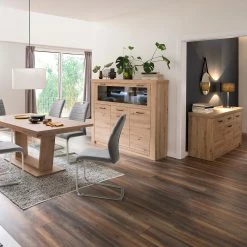 Naturoo Sideboard Mendes - Balkeneiche Dekor / Anthrazit -BÜROMÖBEL Verkaufsgeschäft 1000187560 190920 09480400050 MOOD DETAILS P000000001000187560 mood