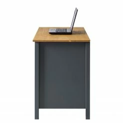 Maison Belfort Schreibtisch Rivery - Kiefer massiv - Anthrazit -BÜROMÖBEL Verkaufsgeschäft 1000187583 200205 11113400094 DETAILS P000000001000187583