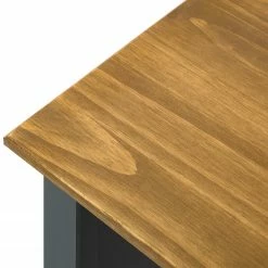 Maison Belfort Schreibtisch Rivery - Kiefer massiv - Anthrazit -BÜROMÖBEL Verkaufsgeschäft 1000187583 200205 11113400098 DETAILS P000000001000187583