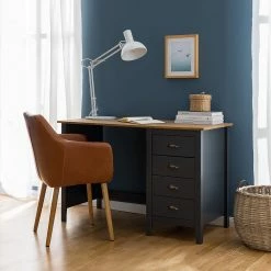 Maison Belfort Schreibtisch Rivery - Kiefer massiv - Anthrazit -BÜROMÖBEL Verkaufsgeschäft 1000187583 201111 14522800036 MOOD DETAILS P000000001000187583 mood