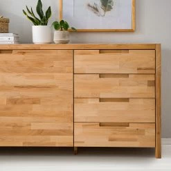 Ars Natura Sideboard IvoWood - Buche massiv -BÜROMÖBEL Verkaufsgeschäft 1000188634 200227 06075100021 MOOD DETAILS P000000001000188634 mood