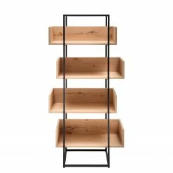 GWINNER Regal Style I - Echtholzfurnier / Metall - Eiche / Anthrazit 16 GWINNER Regal Style I - Echtholzfurnier / Metall - Eiche / Anthrazit -BÜROMÖBEL Verkaufsgeschäft 1000188718 190926 06084000013 DETAILS P000000001000188718