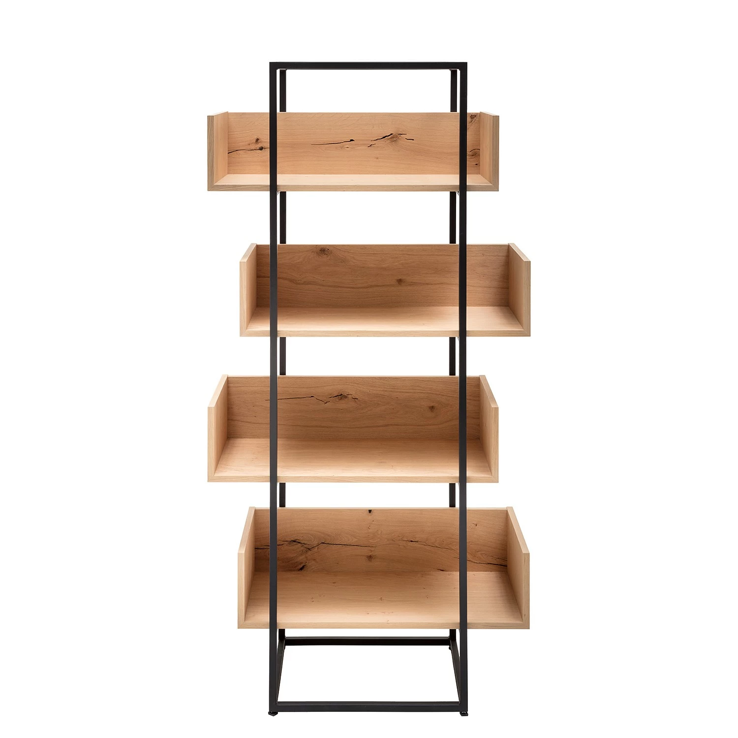 GWINNER Regal Style I - Echtholzfurnier / Metall - Eiche / Anthrazit 9 GWINNER Regal Style I - Echtholzfurnier / Metall - Eiche / Anthrazit – Bild 7