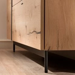 GWINNER Sideboard Style - Echtholzfurnier / Metall - Eiche / Anthrazit -BÜROMÖBEL Verkaufsgeschäft 1000188721 190926 06084900029 DETAILS P000000001000188721