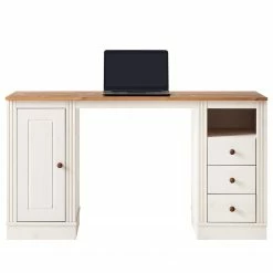 Maison Belfort Schreibtisch Lillehammer - Kiefer massiv - Kiefer Weiß / Kiefer Honig 31 Maison Belfort Schreibtisch Lillehammer - Kiefer massiv - Kiefer Weiß / Kiefer Honig -BÜROMÖBEL Verkaufsgeschäft 1000188926 200218 06185000014 DETAILS P000000001000188926