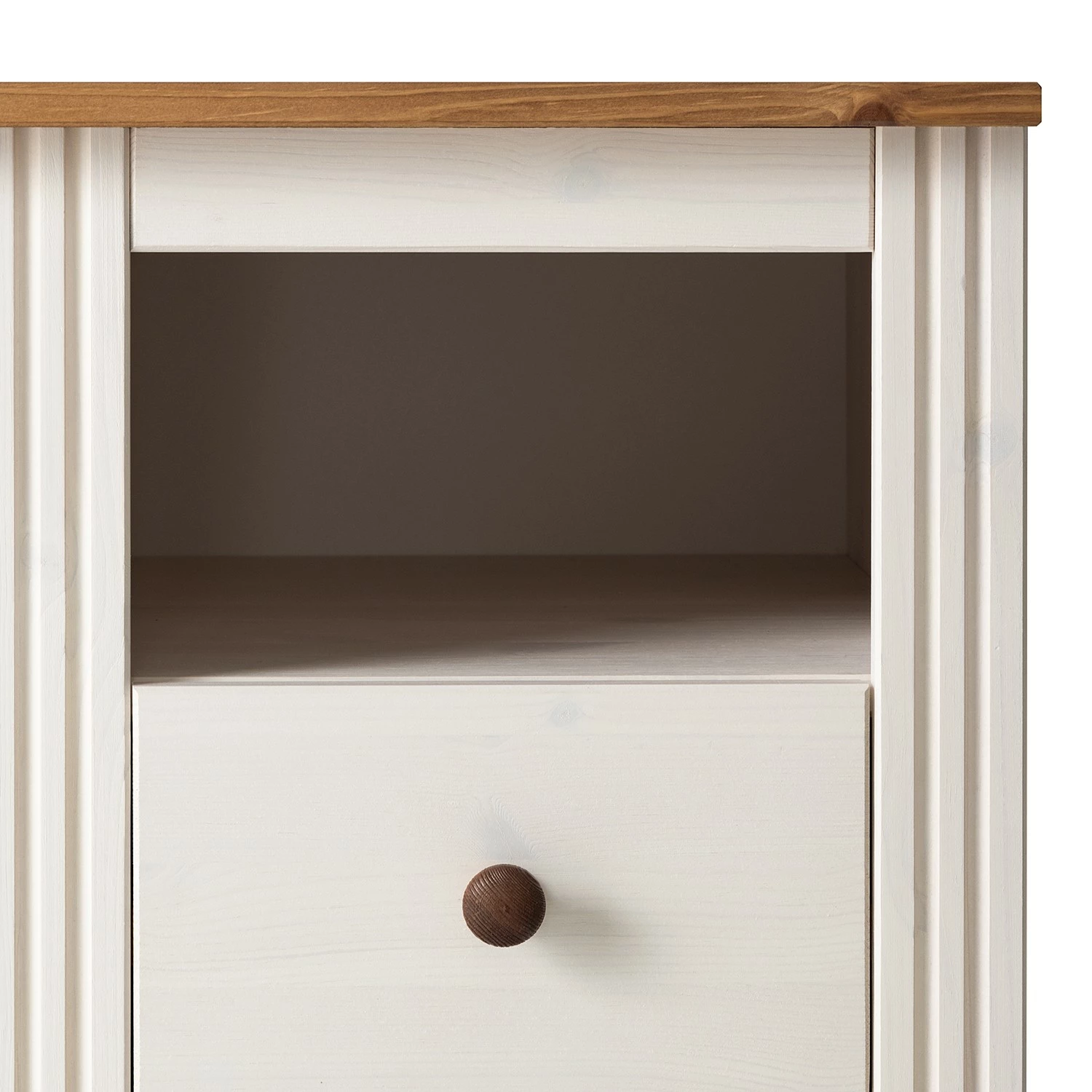 Maison Belfort Schreibtisch Lillehammer - Kiefer massiv - Kiefer Weiß / Kiefer Honig 15 Maison Belfort Schreibtisch Lillehammer - Kiefer massiv - Kiefer Weiß / Kiefer Honig – Bild 13