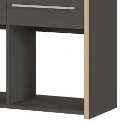 Germania Aktenregal Eugene - Anthrazit / Nussbaum Dekor -BÜROMÖBEL Verkaufsgeschäft 1000189458 191113 10262600012 DETAILS P000000001000189458