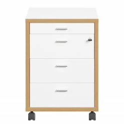 Germania Rollcontainer Svene - Weiß / Eiche Sonoma Dekor 9 Germania Rollcontainer Svene - Weiß / Eiche Sonoma Dekor -BÜROMÖBEL Verkaufsgeschäft 1000189534 191022 12044900065 DETAILS P000000001000189534