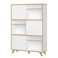 Germania Büroset Svene (3-teilig) - Weiß / Eiche Sonoma Dekor -BÜROMÖBEL Verkaufsgeschäft 1000189540 191022 12045600126 DETAILS P000000001000189540