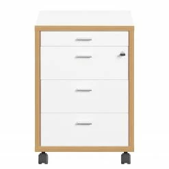 Germania Büroset Svene (3-teilig) - Weiß / Eiche Sonoma Dekor -BÜROMÖBEL Verkaufsgeschäft 1000189540 191022 12045700134 DETAILS P000000001000189540