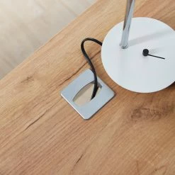 Germania Büroset Lioni V (5-teilig) - Eiche Navarra Dekor / Weiß -BÜROMÖBEL Verkaufsgeschäft 1000191085 191016 08104300136 DETAILS P000000001000191085