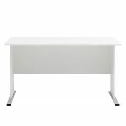 Furnitive Schreibtisch Lezan - Metall - Weiß / Silber -BÜROMÖBEL Verkaufsgeschäft 1000191319 191031 16045400037 DETAILS P000000001000191319