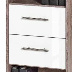 Furnitive Aktenregal Arcon - Trüffeleiche Dekor / Hochglanz Weiß -BÜROMÖBEL Verkaufsgeschäft 1000191322 191031 16045500047 DETAILS P000000001000191322