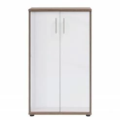 Furnitive Aktenschrank Arcon II - Trüffeleiche Dekor / Hochglanz Weiß -BÜROMÖBEL Verkaufsgeschäft 1000191324 191031 16045500052 DETAILS P000000001000191324
