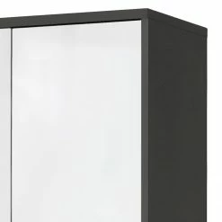 Furnitive Aktenschrank Buzy - Hochglanz Weiß / Anthrazit - Höhe: 182 cm -BÜROMÖBEL Verkaufsgeschäft 1000191353 191031 16045900146 DETAILS P000000001000191353