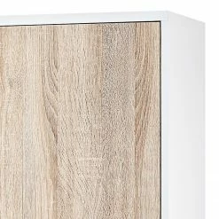 Furnitive Aktenschrank Lezan - Silber - Eiche Sonoma Dekor / Weiß -BÜROMÖBEL Verkaufsgeschäft 1000191355 191031 16045900151 DETAILS P000000001000191355