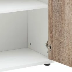 Furnitive Aktenschrank Lezan I - Eiche Sonoma Dekor / Weiß -BÜROMÖBEL Verkaufsgeschäft 1000191362 191031 16050000171 DETAILS P000000001000191362