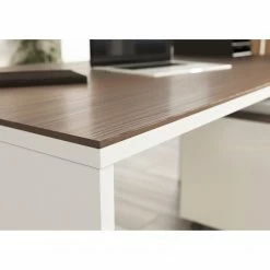 Germania Schreibtisch Ancona - Kaschmir / Nussbaum Dekor -BÜROMÖBEL Verkaufsgeschäft 1000196999 191203 06445800057 DETAILS P000000001000196999