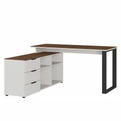 Germania Büroset Ancona I (2-teilig) - Metall - Kaschmir / Nussbaum Dekor -BÜROMÖBEL Verkaufsgeschäft 1000197004 191203 06450000091 DETAILS P000000001000197004