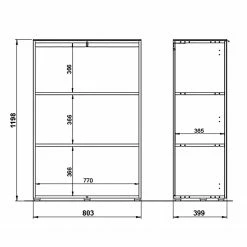 Germania Aktenschrank Ancona I - Kaschmir / Nussbaum Dekor -BÜROMÖBEL Verkaufsgeschäft 1000197012 191203 06450100118 SKETCH DETAILS P000000001000197012 sketch