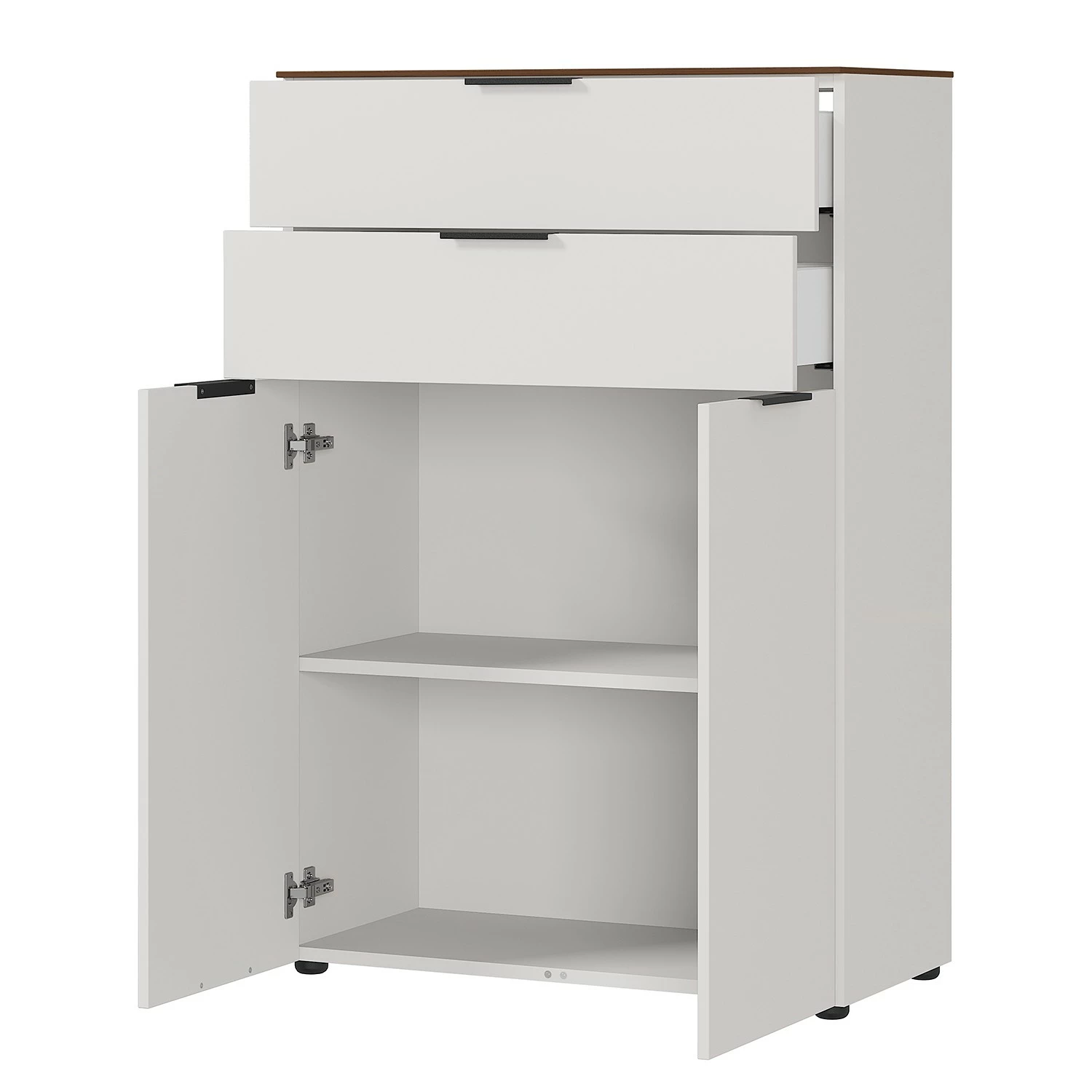 Germania Büroset Ancona (3-teilig) - Metall - Kaschmir / Nussbaum Dekor 10 Germania Büroset Ancona (3-teilig) - Metall - Kaschmir / Nussbaum Dekor – Bild 8