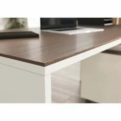 Germania Büroset Ancona II (2-teilig) - Metall - Kaschmir / Nussbaum Dekor -BÜROMÖBEL Verkaufsgeschäft 1000197014 191203 06450100136 DETAILS P000000001000197014