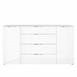 Maja Möbel Sideboard Trend I - Glas - Weiß -BÜROMÖBEL Verkaufsgeschäft 1000197485 191129 08042200023 DETAILS P000000001000197485