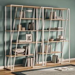 Temahome Regal Albi - Eiche / Weiß -BÜROMÖBEL Verkaufsgeschäft 1000198876 191209 09464200160 MOOD DETAILS P000000001000198876 mood