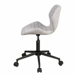 Duo Collection Bürodrehstuhl Marie II - Webstoff / Stahl - Hellgrau / Schwarz -BÜROMÖBEL Verkaufsgeschäft 1000198946 200127 16101900031 DETAILS P000000001000198946