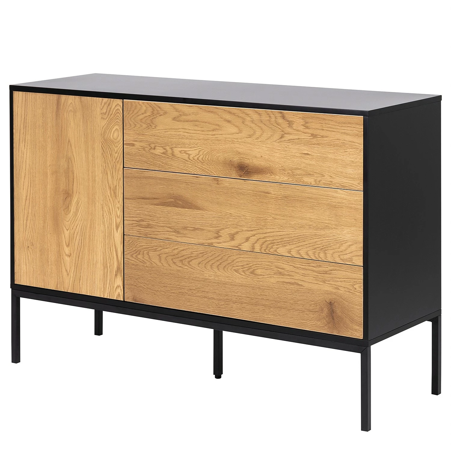 Red Living Sideboard Coogee II - Wildeiche Dekor / Schwarz 3 Red Living Sideboard Coogee II - Wildeiche Dekor / Schwarz