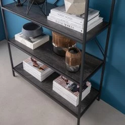 Fredriks Regal Meon II - Eiche Grau Dekor -BÜROMÖBEL Verkaufsgeschäft 1000201090 201124 11582100012 MOOD DETAILS P000000001000201090 mood