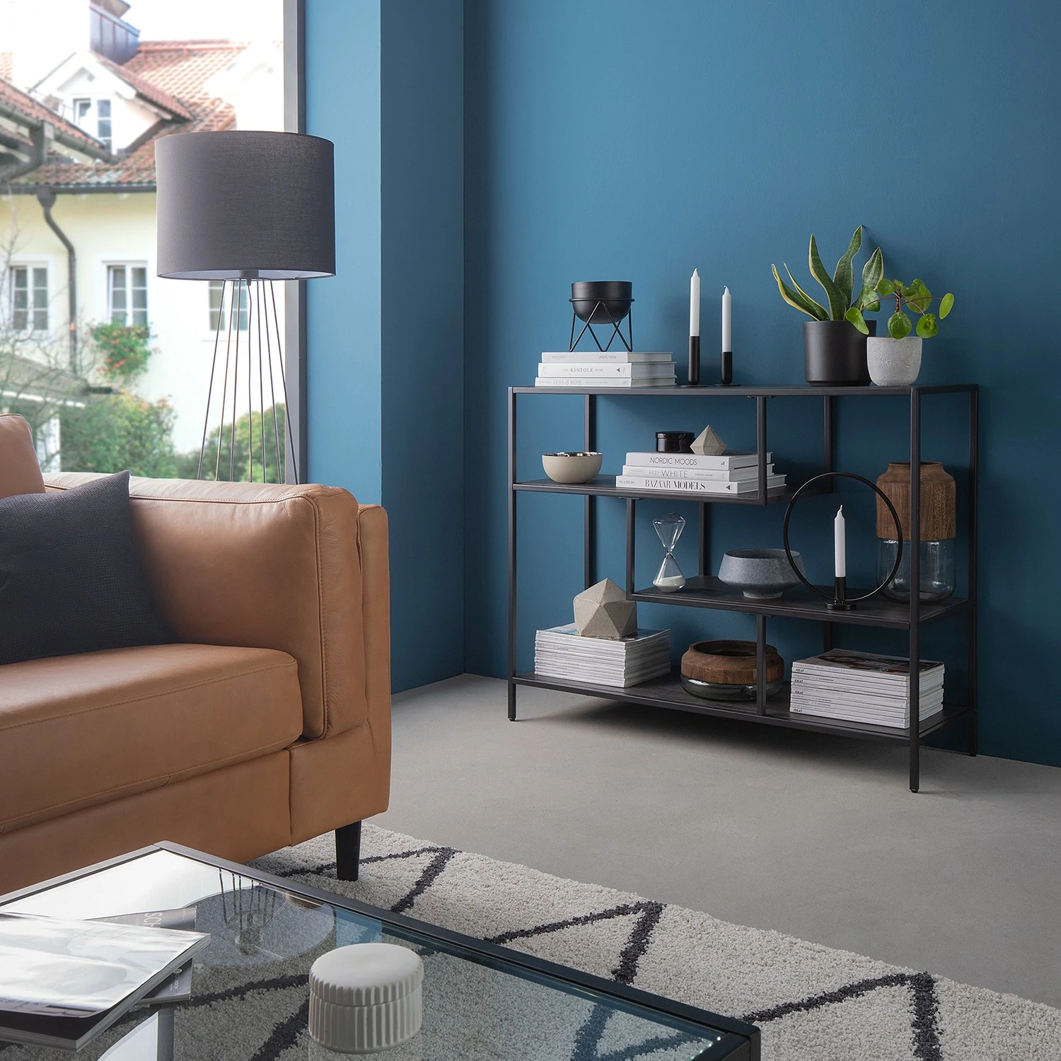 Fredriks Regal Meon V - Eiche Grau Dekor 4 Fredriks Regal Meon V - Eiche Grau Dekor – Bild 2