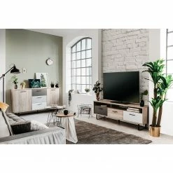 Norrwood Sideboard Brookton - Mehrfarbig / Eiche Dekor -BÜROMÖBEL Verkaufsgeschäft 1000202465 200124 09543900222 MOOD DETAILS P000000001000202465 mood